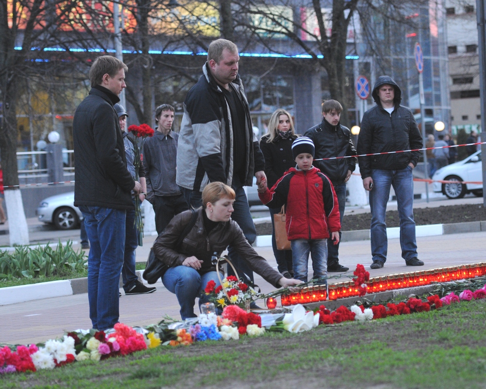 Стреляют в белгородской. 22 Апреля 2013 года в Белгороде.