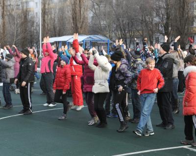 Модно быть здоровым,  активным и позитивным 